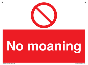 No Moaning